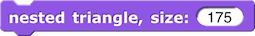 nested triangle, size: (175)