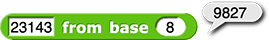 (23143)from base(8) reporting 9827